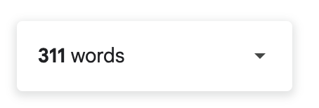 Live Word count in Google Docs
